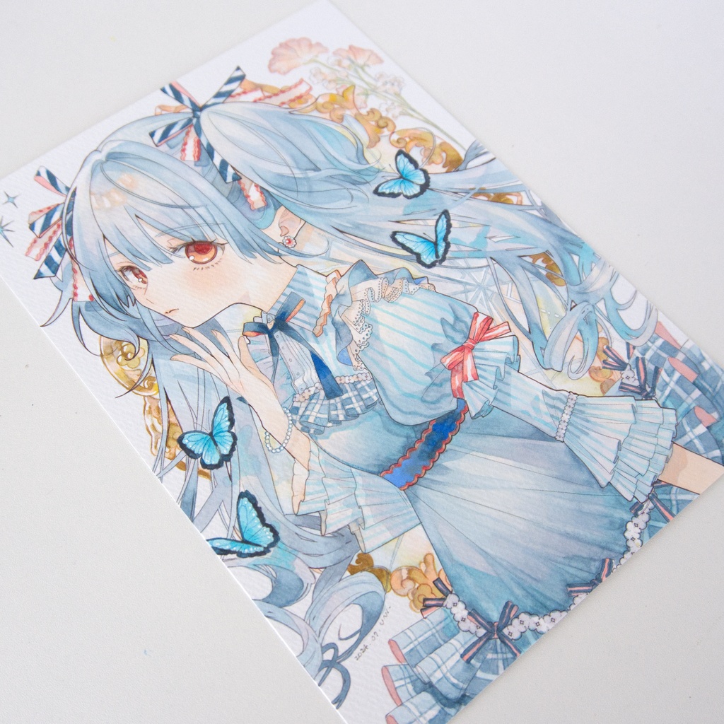 販売終了┊【Ohuhuイラストマーカー】Morpho┊フレームレス原画