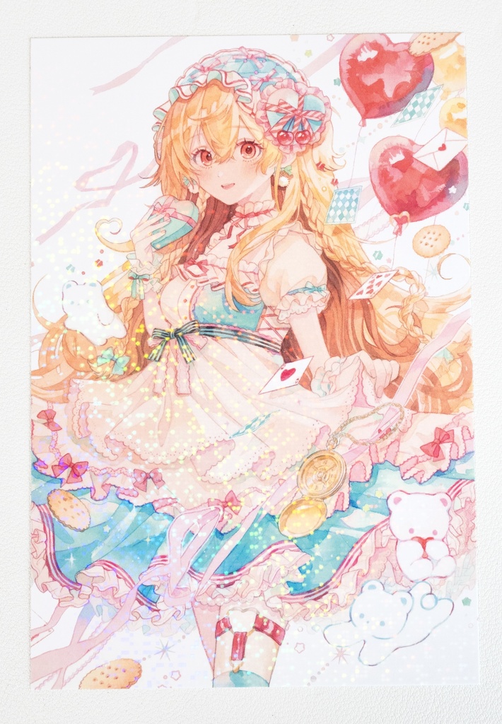 【通販限定】ホログラムポストカード┊ PINK