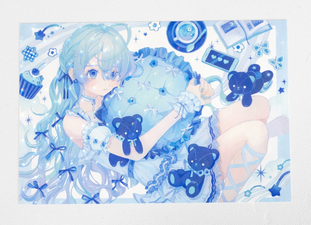 【通販限定】ホログラムポストカード┊ BLUE