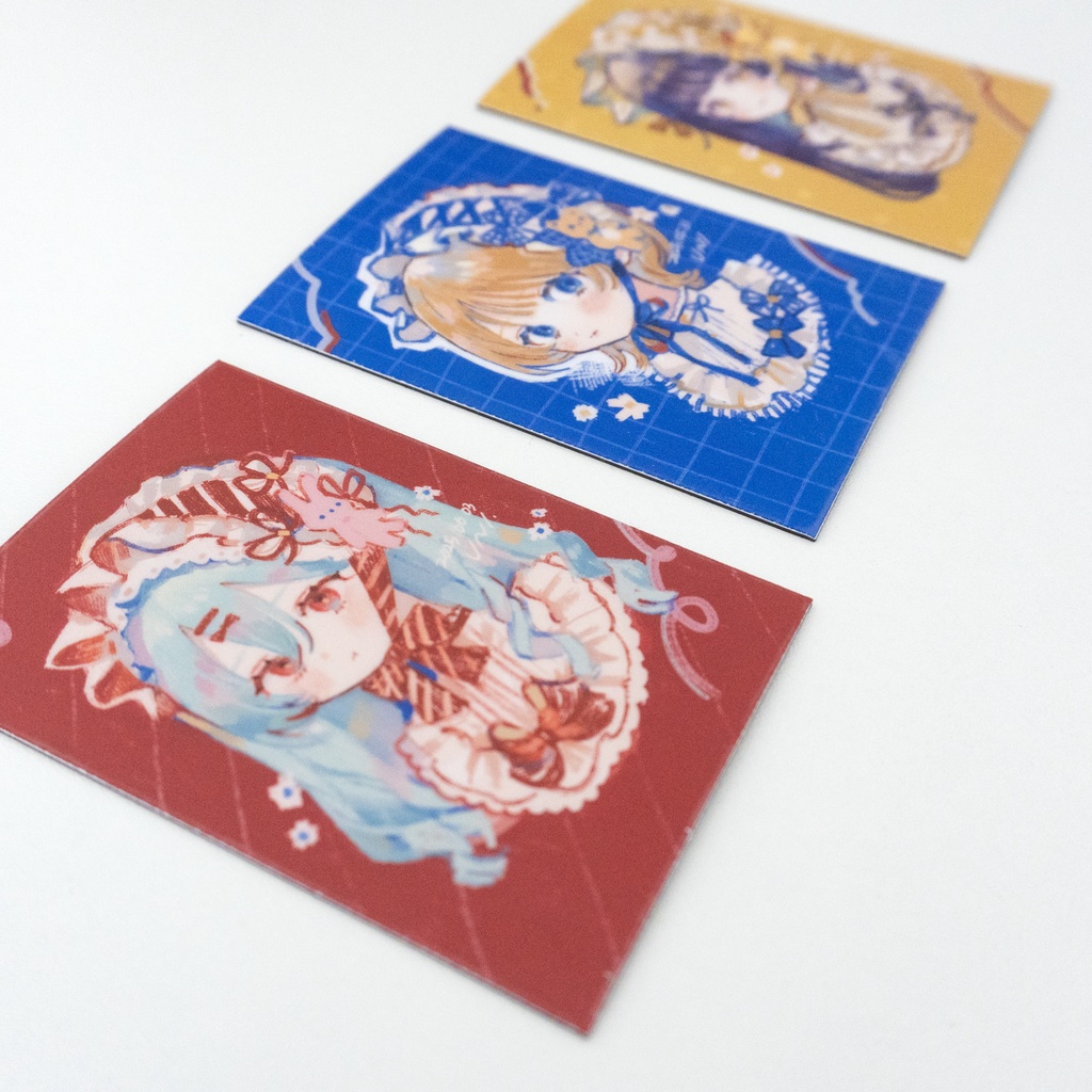 【新作】Primary Palette Girls ステッカー【全3種】