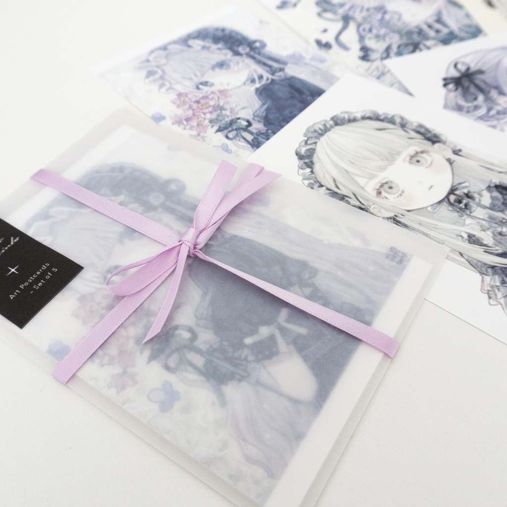 【新作】Gothic Girls ポストカードセット【5枚入り】