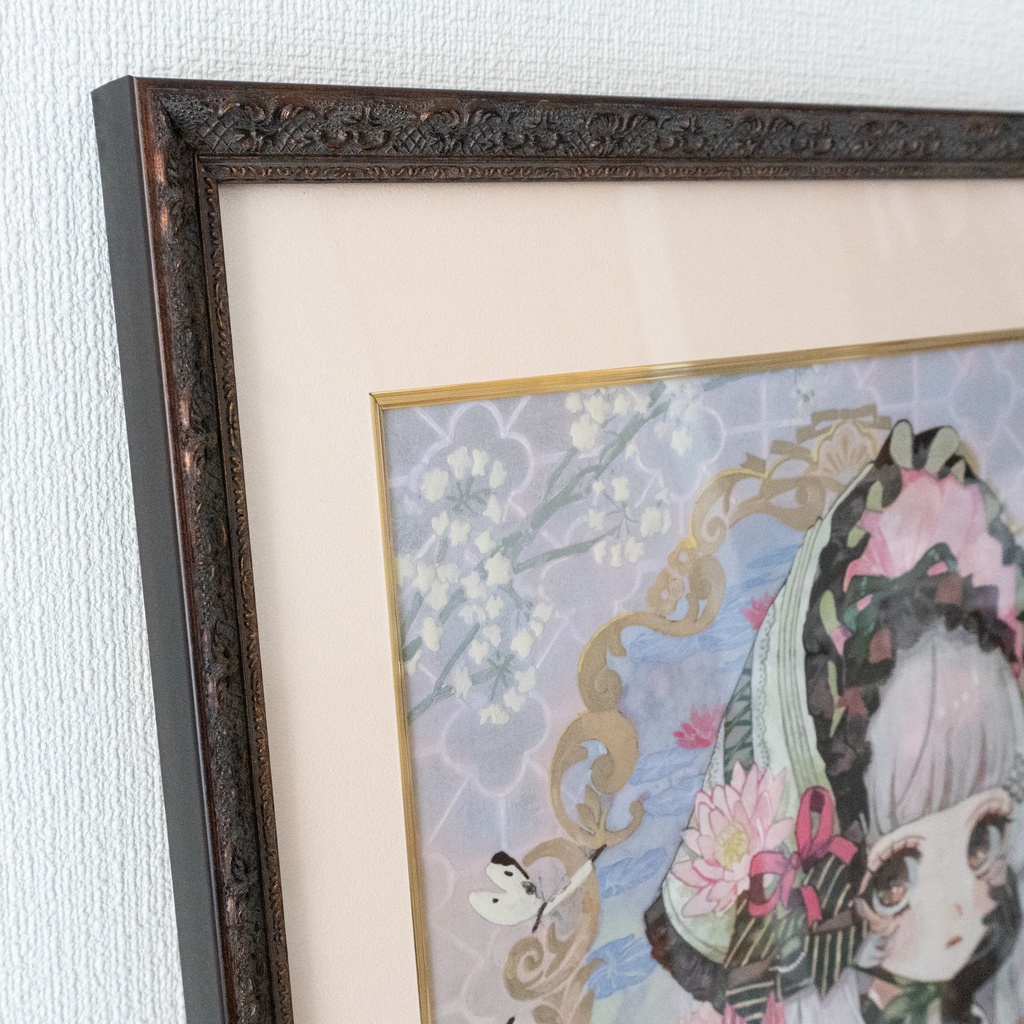 【岩絵具】巳の華┊原画