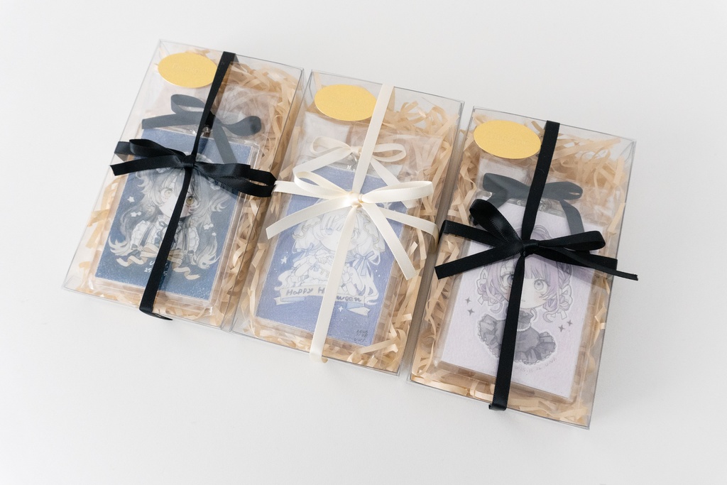 【アクリルガッシュ】おばけちゃん┊原画キーホルダー