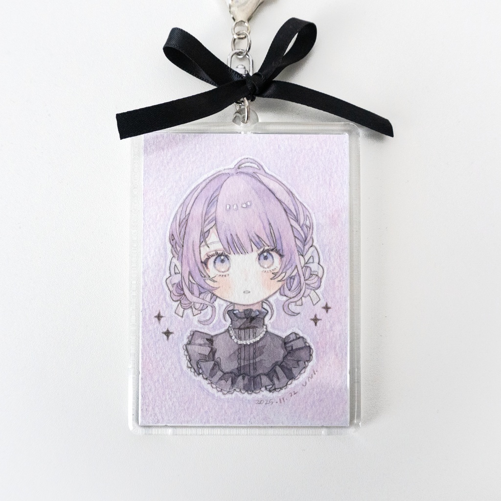 【アクリルガッシュ】心┊原画キーホルダー