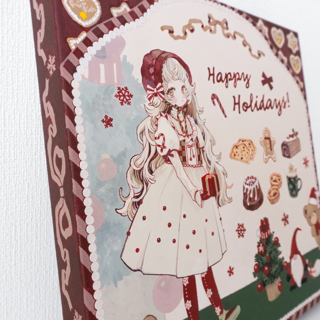 販売終了┊【アクリルガッシュ】Little sweet Christmas┊原画