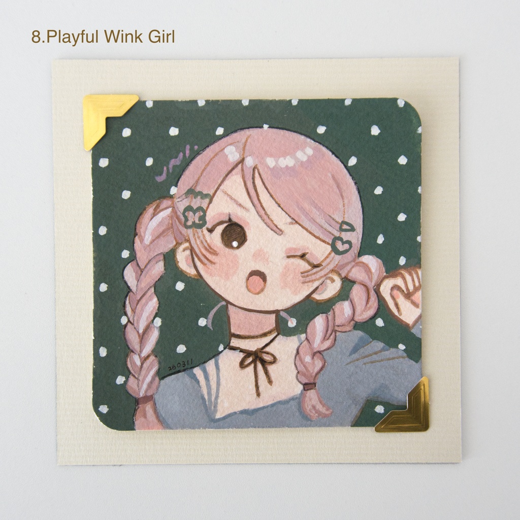 【ミニ原画】Tiny Portraits of a Spring Day シリーズ【全9種】