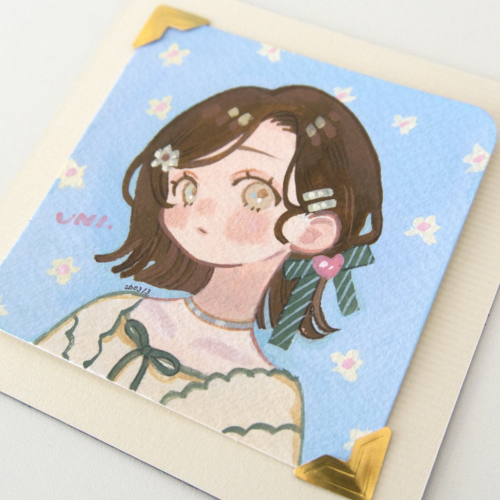 4月26日(日)まで【ミニ原画】Tiny Portraits of a Spring Day シリーズ【全9種】