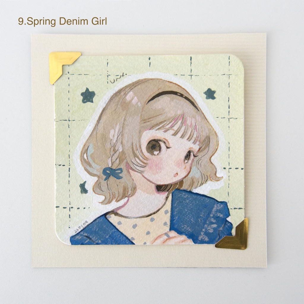 【ミニ原画】Tiny Portraits of a Spring Day シリーズ【全9種】