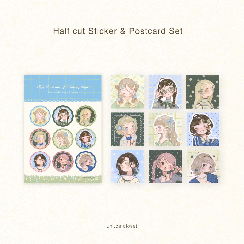 【100円お得】┊ステッカー&ポストカードセット┊限定サンキューカード付き