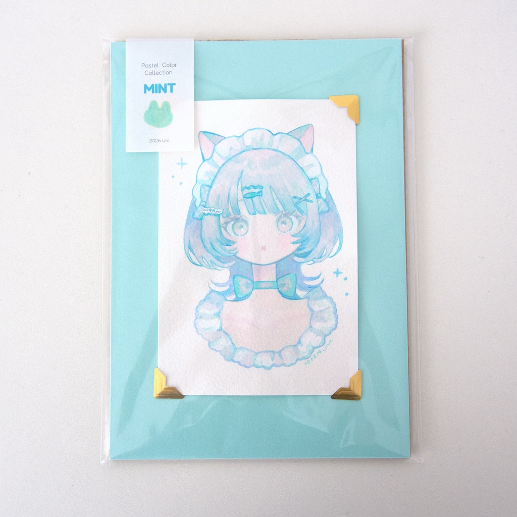 【アクリルガッシュ】Pastel Color Collection(全4種)┊原画