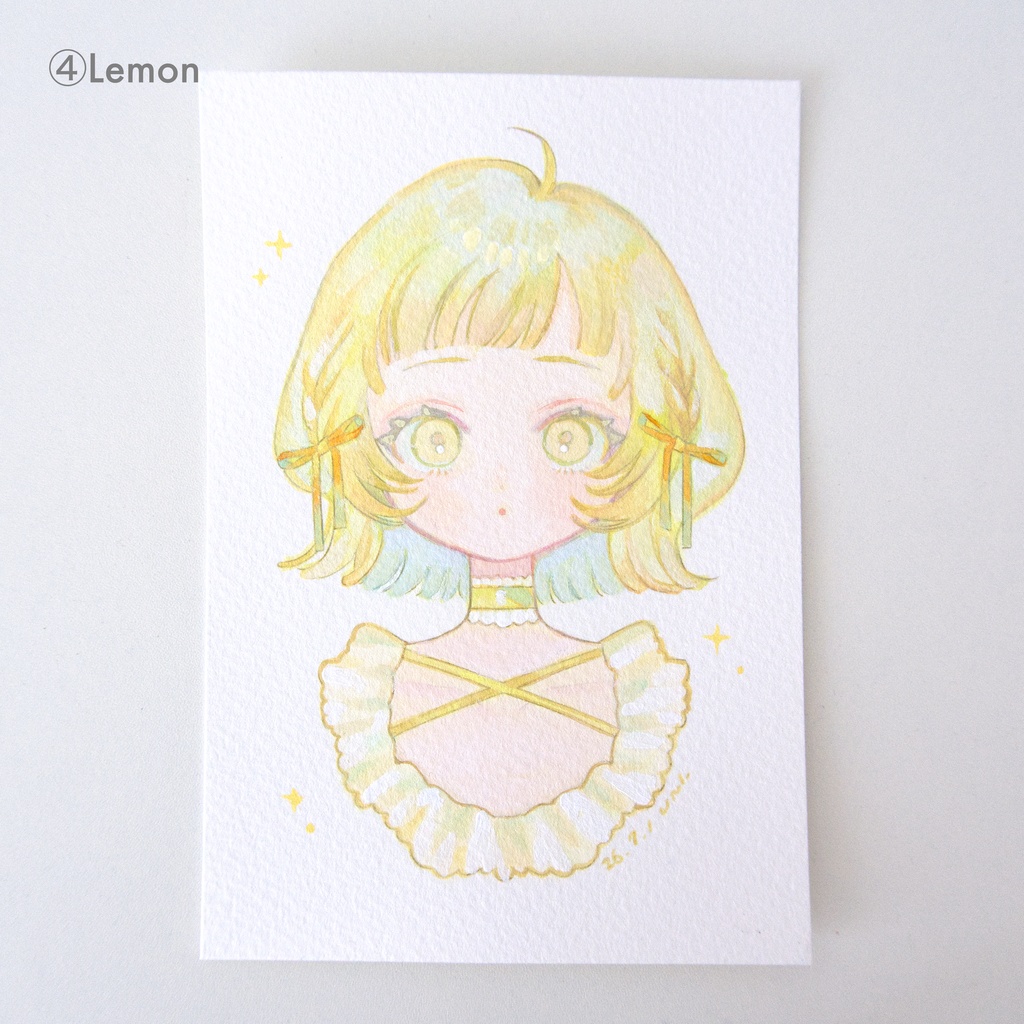 【アクリルガッシュ】Pastel Color Collection(全4種)┊原画