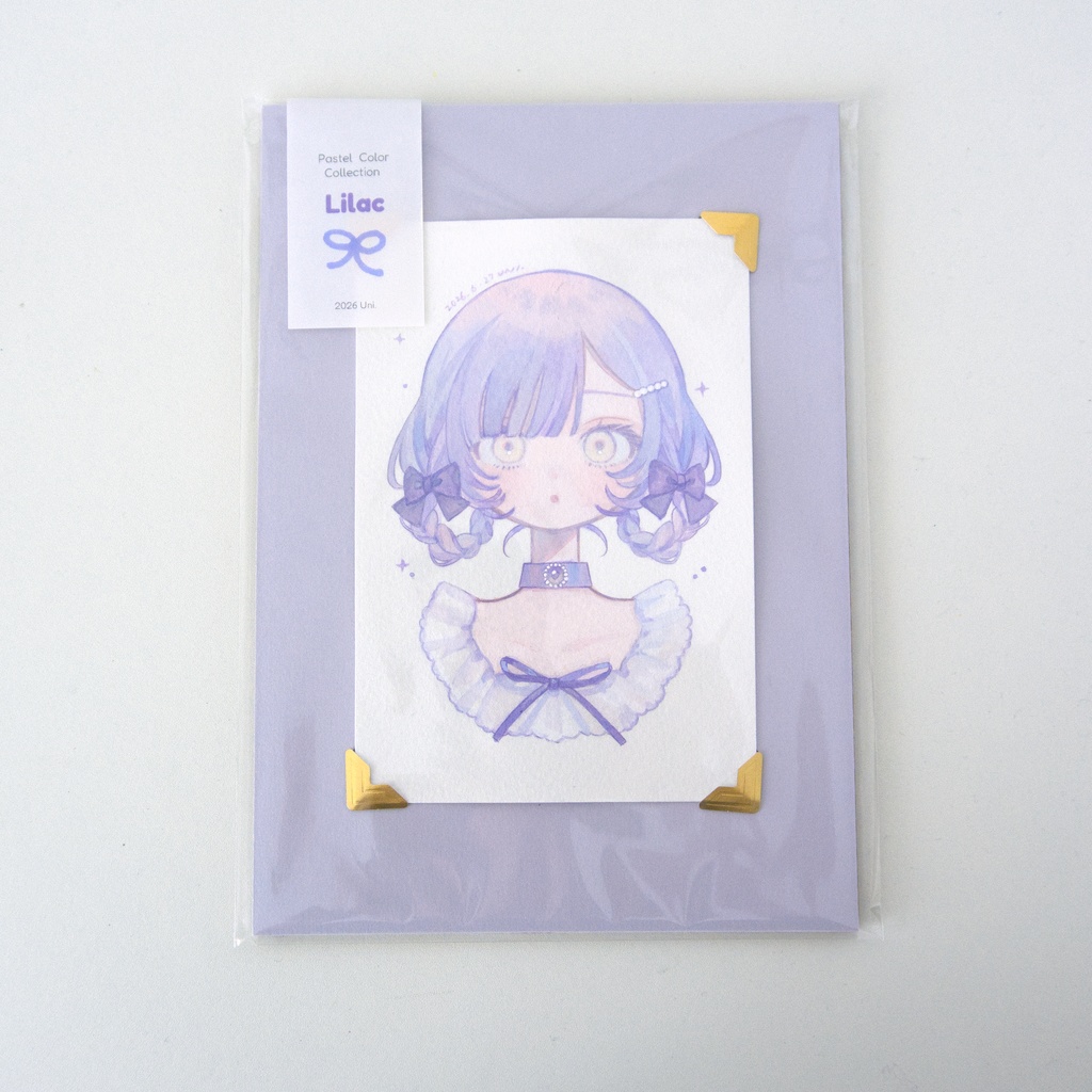 【アクリルガッシュ】Pastel Color Collection(全4種)┊原画