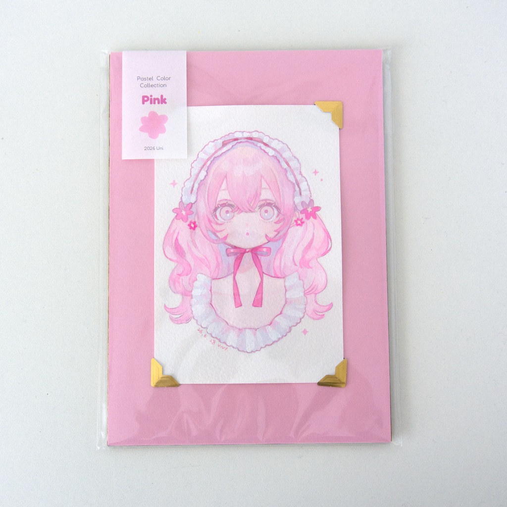 【アクリルガッシュ】Pastel Color Collection(全4種)┊原画