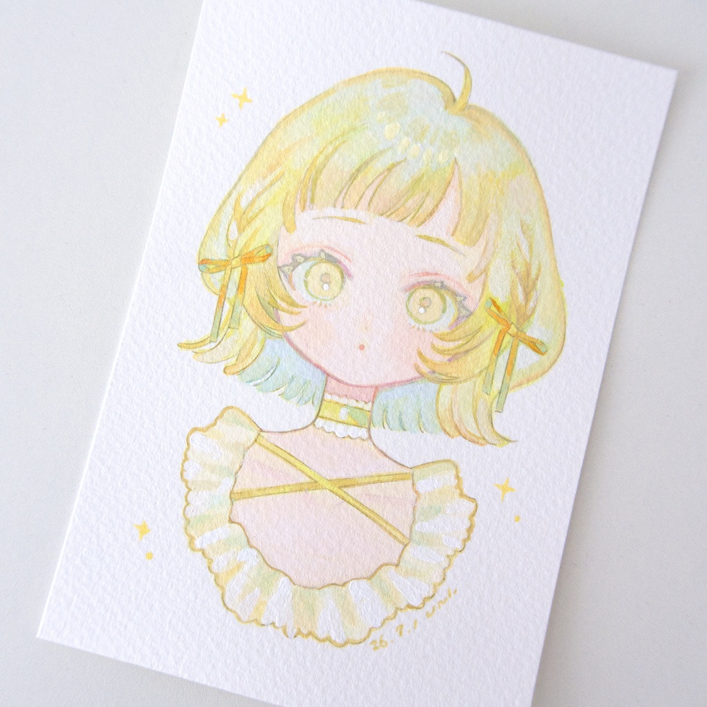 【アクリルガッシュ】Pastel Color Collection(全4種)┊原画
