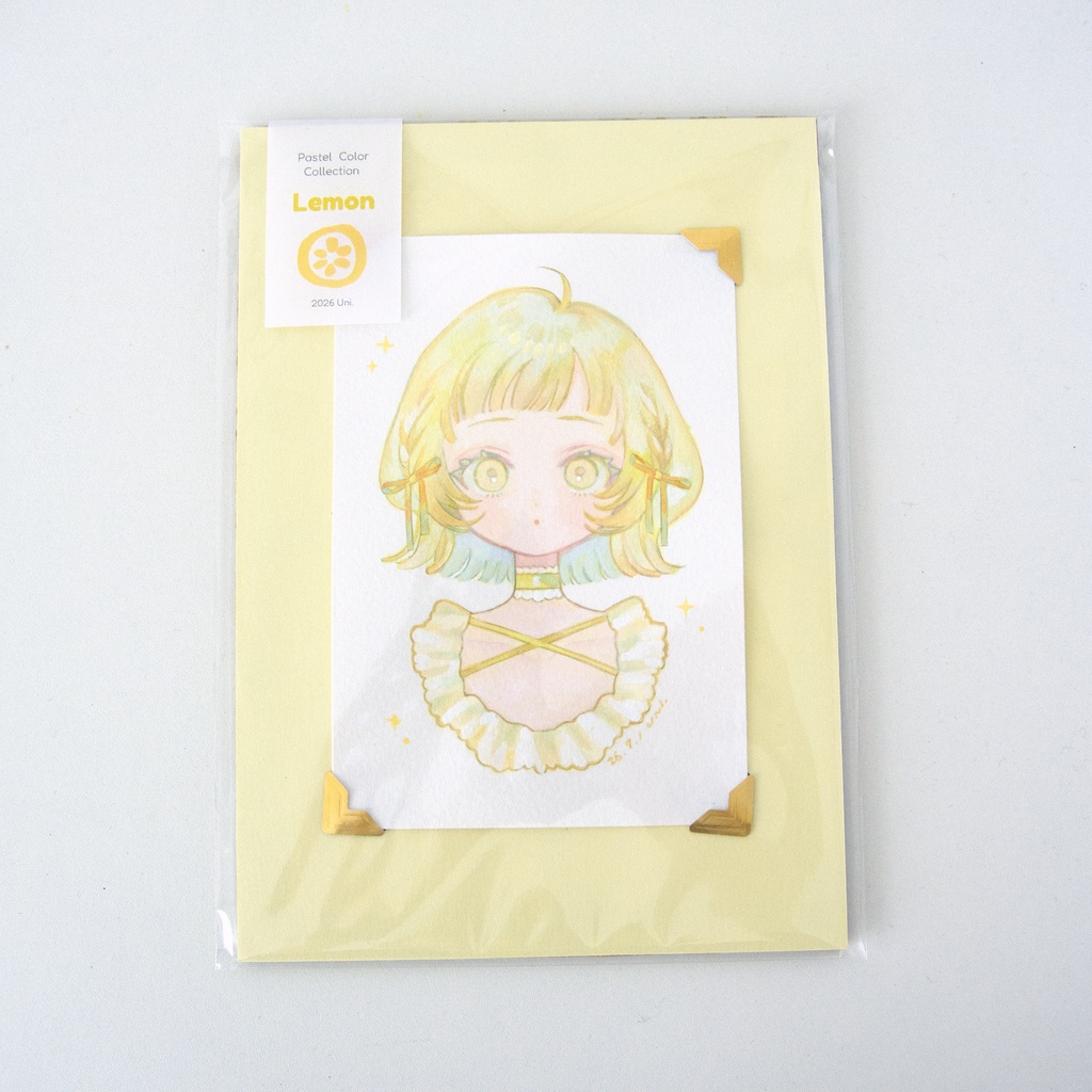【アクリルガッシュ】Pastel Color Collection(全4種)┊原画