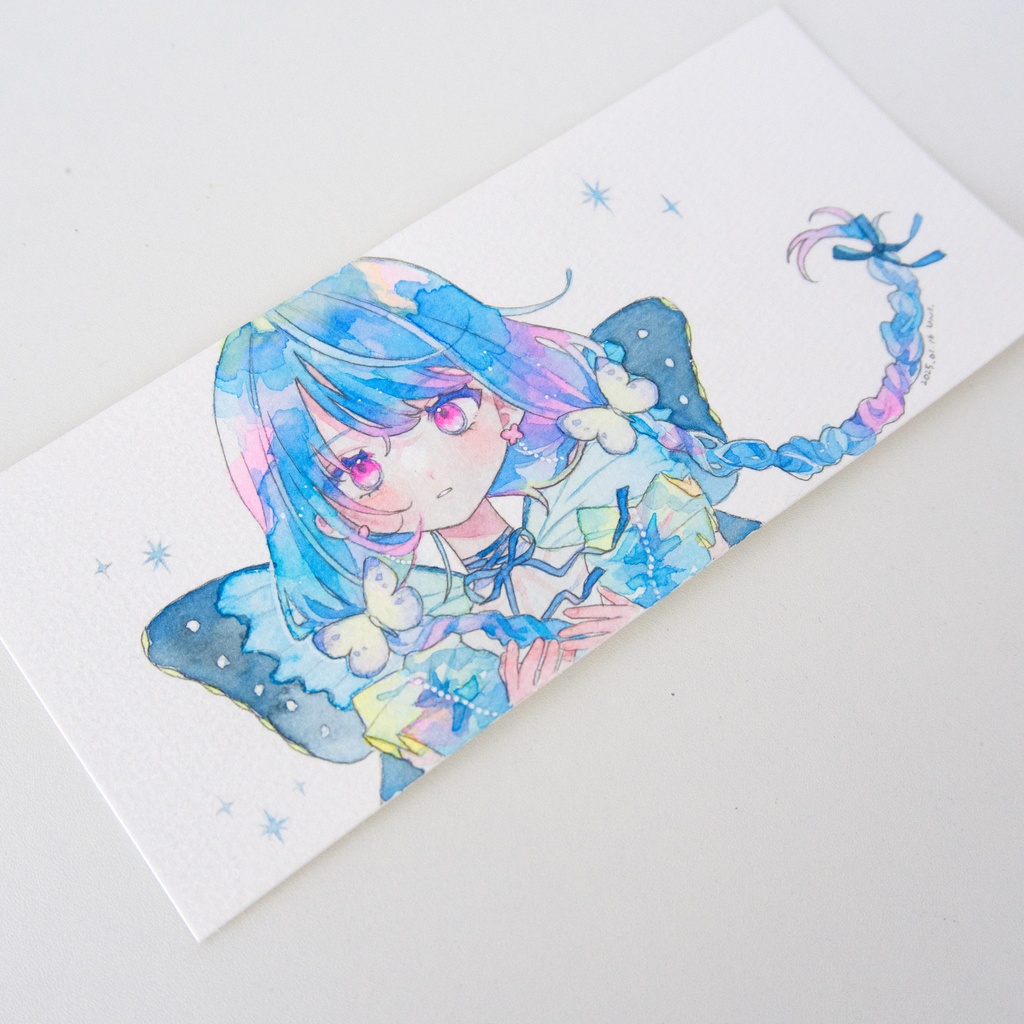 【Ohuhu水彩絵具】Papillon┊フレームレス原画