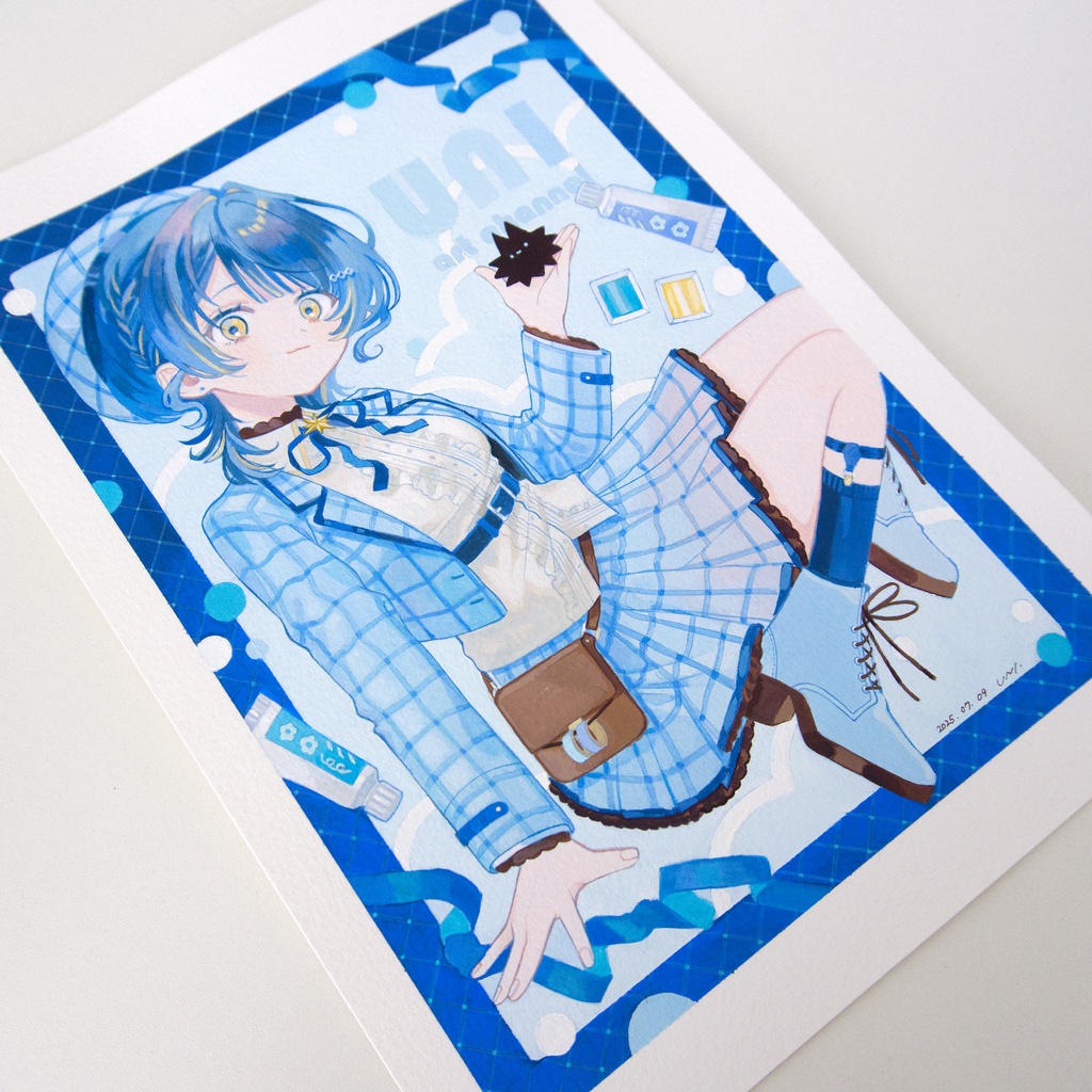 【アクリルガッシュ】瀬那┊フレームレス原画
