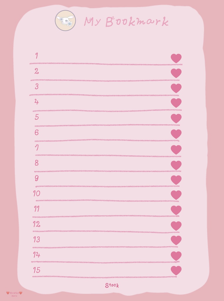 ♥らびこ♥オリジナル推しノート