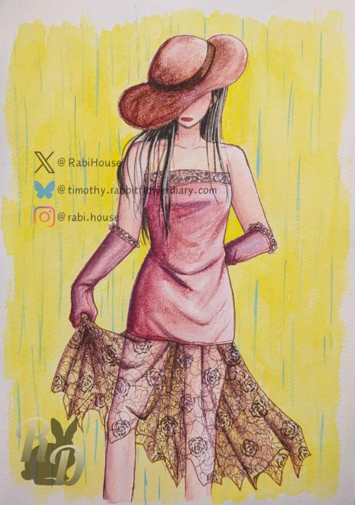 Rabbitflower Doll#94 [water color]