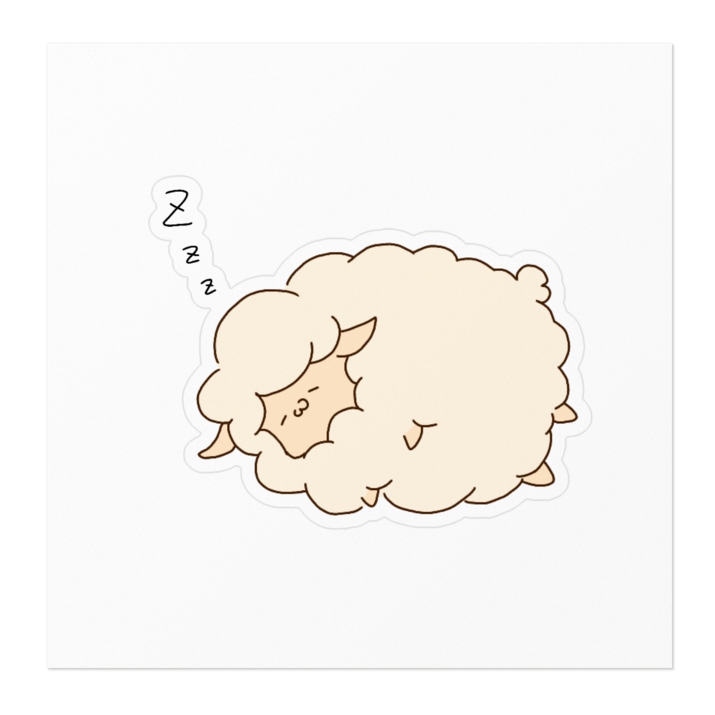 もふっ ステッカー