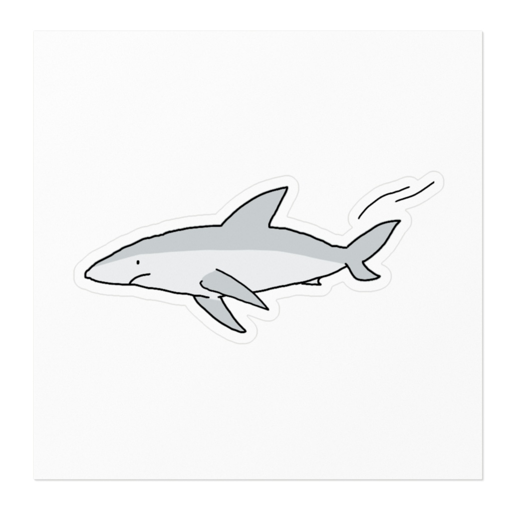 サメ ステッカー