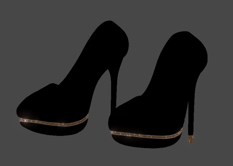 Elegant Dress, High heels, Jewelry