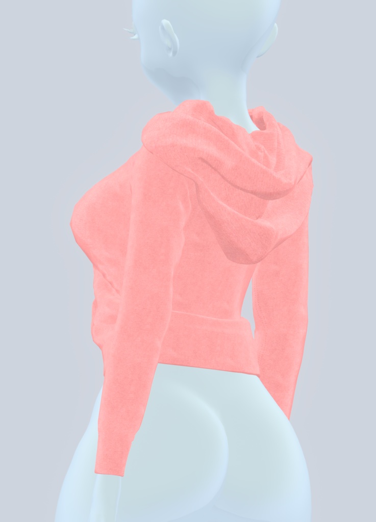 パーカー(ピンク+ブラックHoodie (Pink + Black)