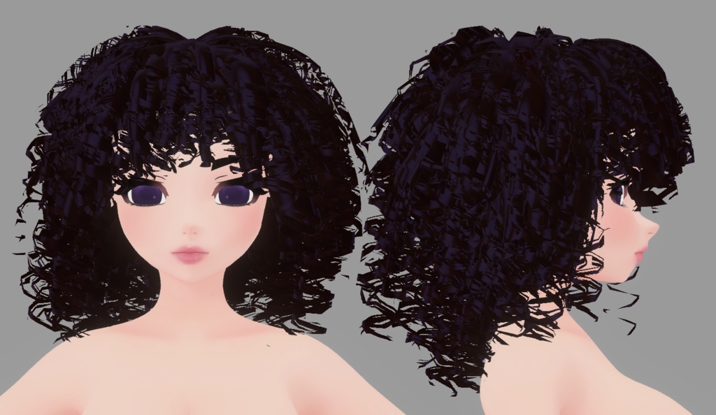 膨らんだ髪 (Puffy Hair)