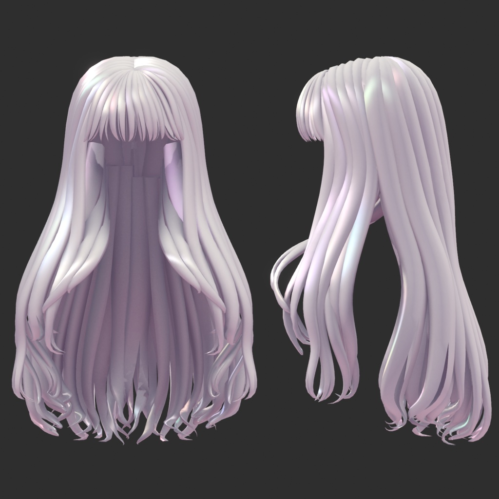 ロングカーリーヘア(Long Curly Hair)