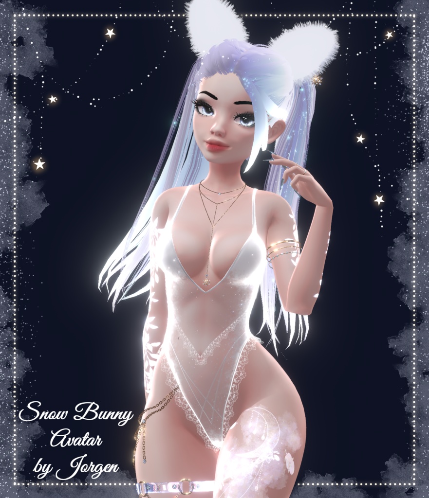 Snow Bunny Avatar [VRC] - jorgenvrc - 2/5