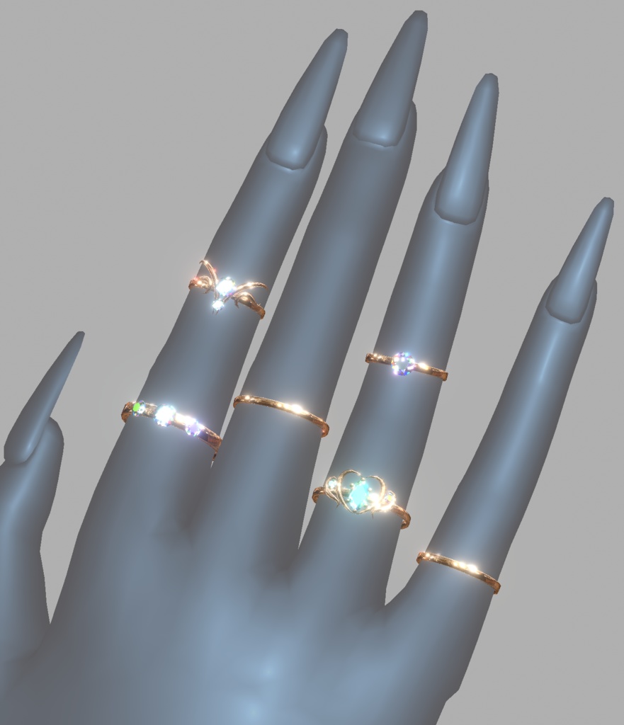 愛の翼ジュエリーセット (Wings of Love Jewelry Set)