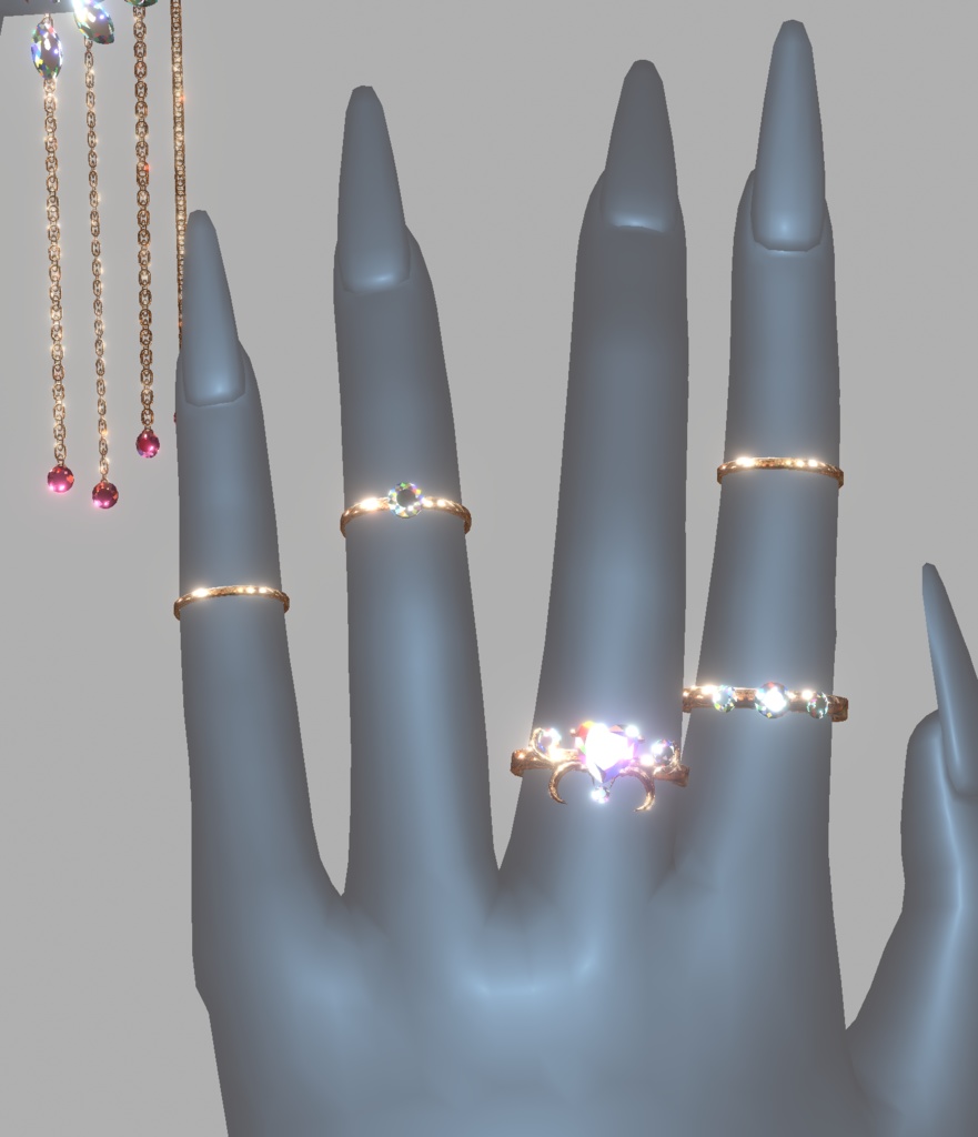 愛の翼ジュエリーセット (Wings of Love Jewelry Set)