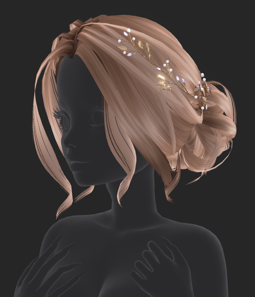 髪(+アクセサリー)(Phyllon Hair (+ accessory))