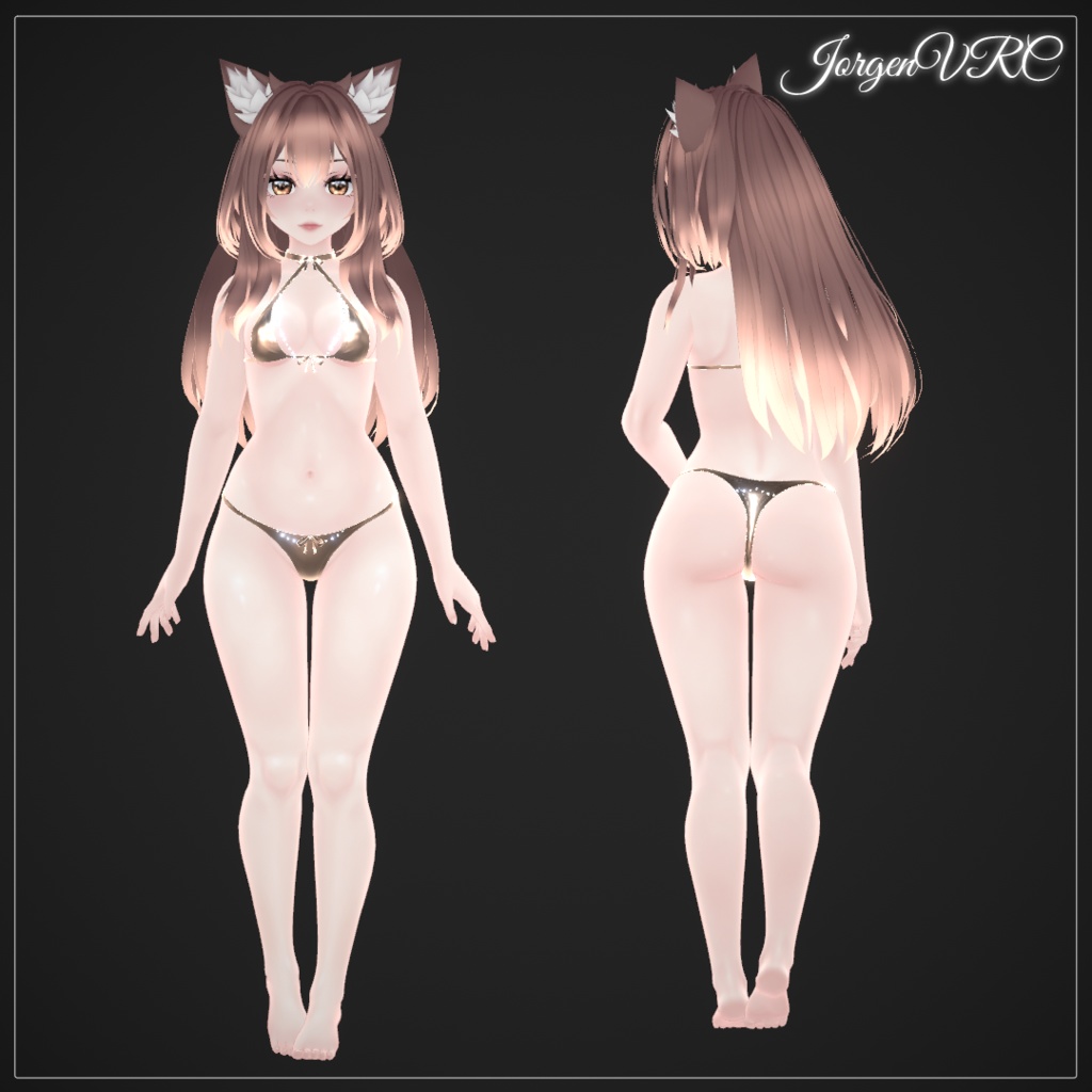 ケツベース(ヘッド+ボディ+ギフトビキニ) Kettu Base (Head+Body+Gift Bikini)