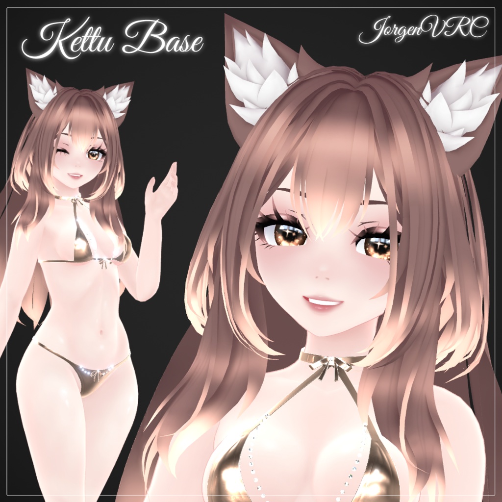 ケツベース(ヘッド+ボディ+ギフトビキニ) Kettu Base (Head+Body+Gift Bikini)