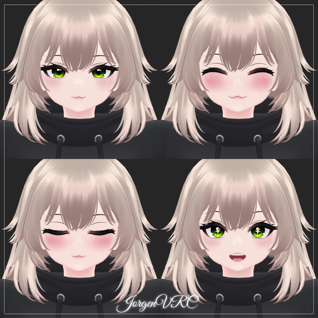 ディッテヘッド Ditte Head [VRC FT] - jorgenvrc - 2/6