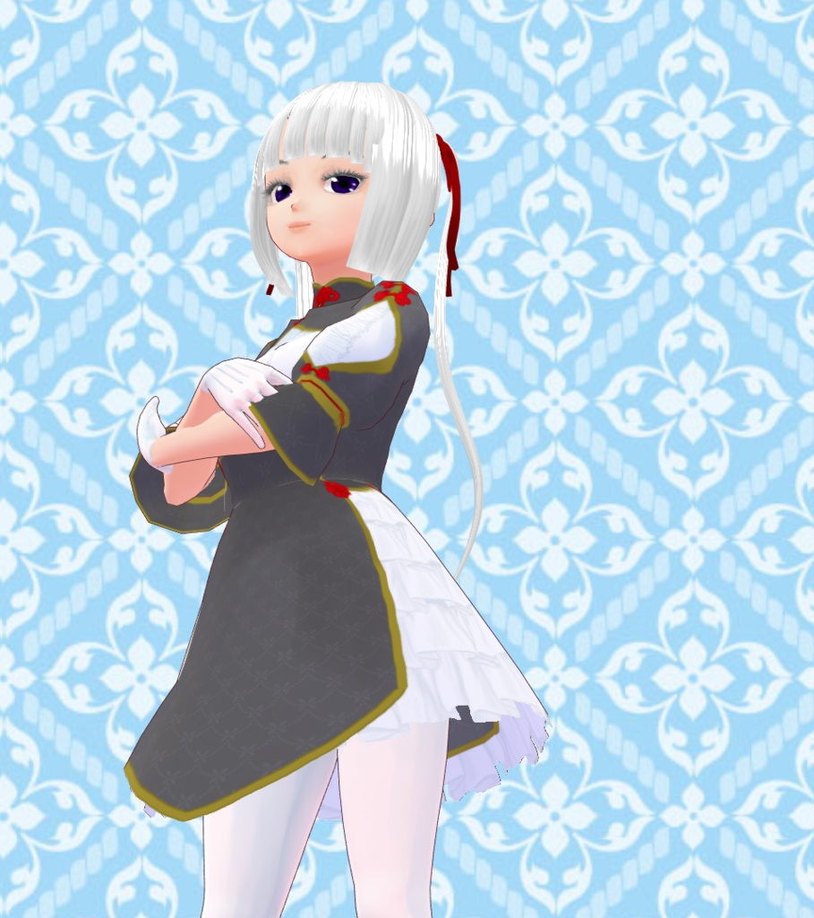 無料有 シノワ風ドレス