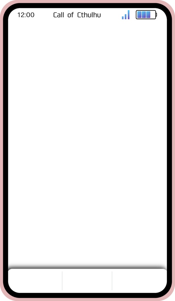 【CoC素材】スマホ風ココフォリア素材