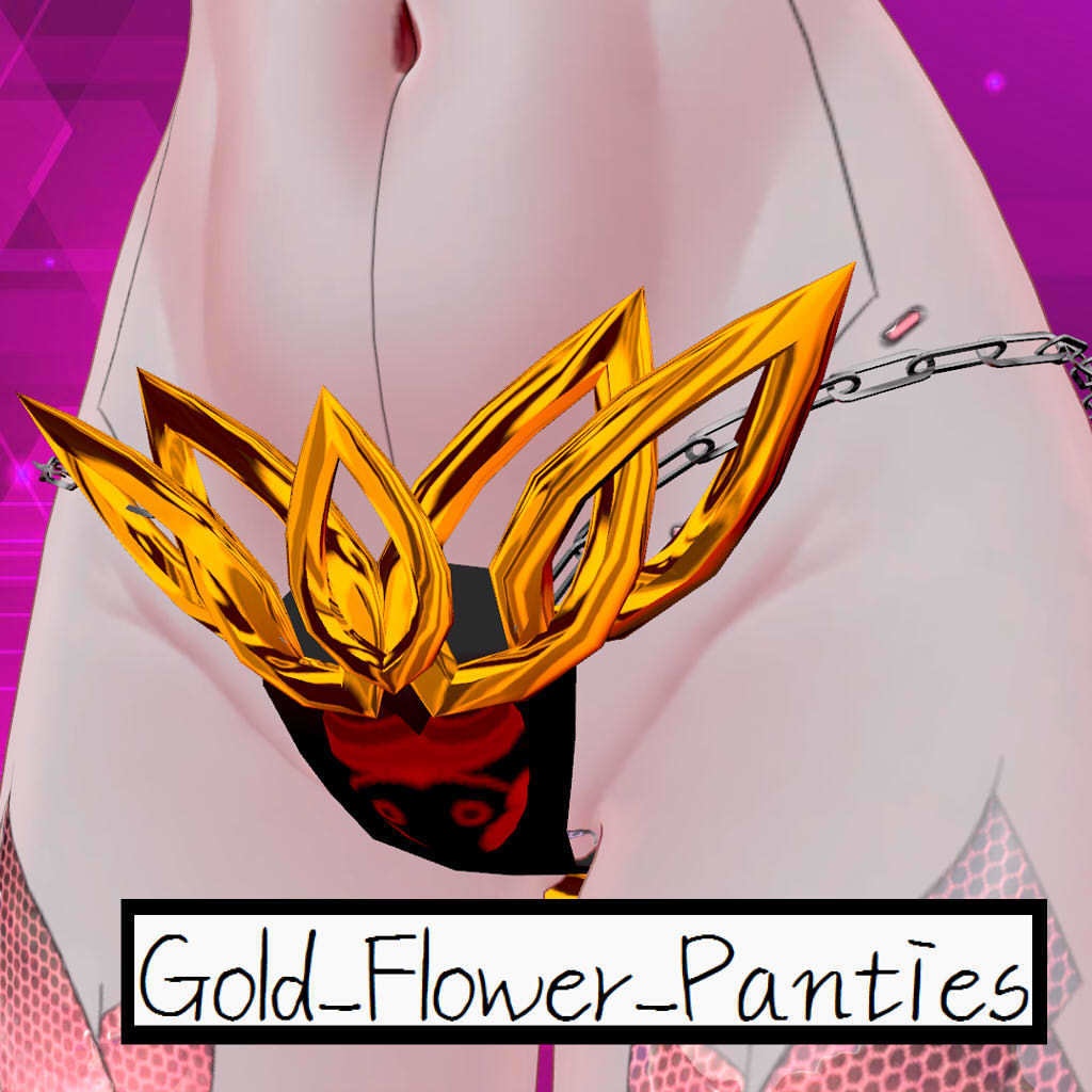 Gold_Flower_Panties