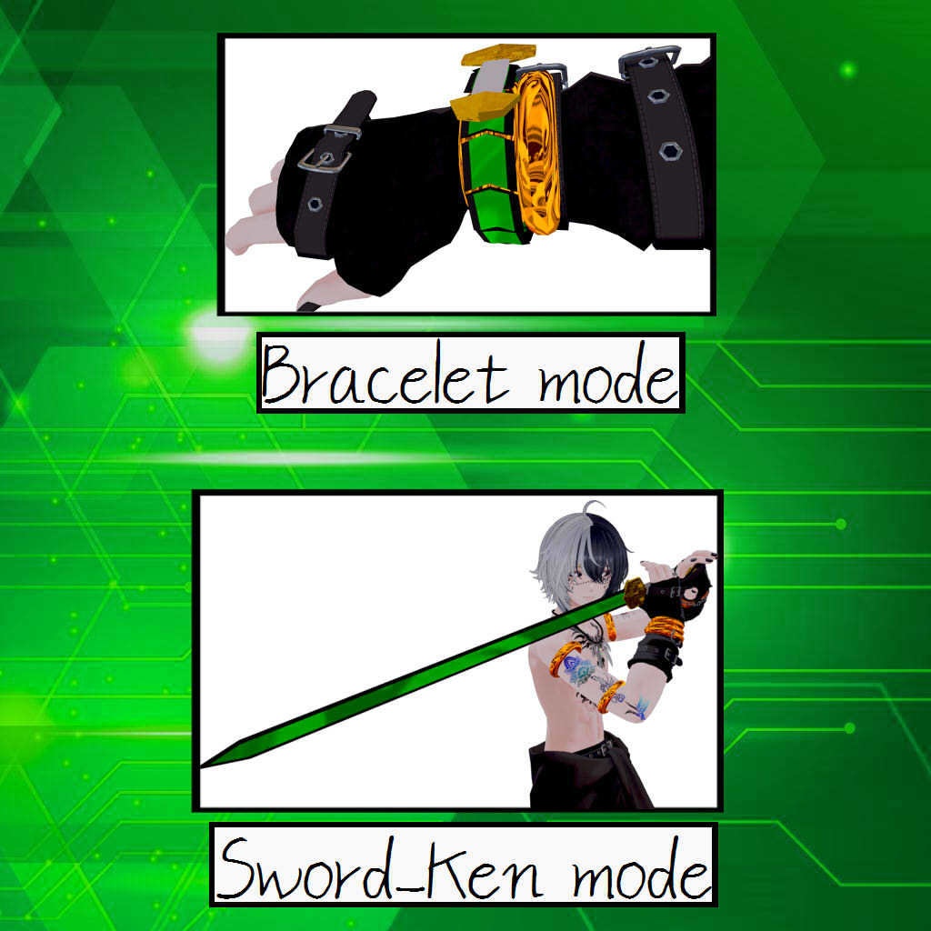 Five bracelet weapon set