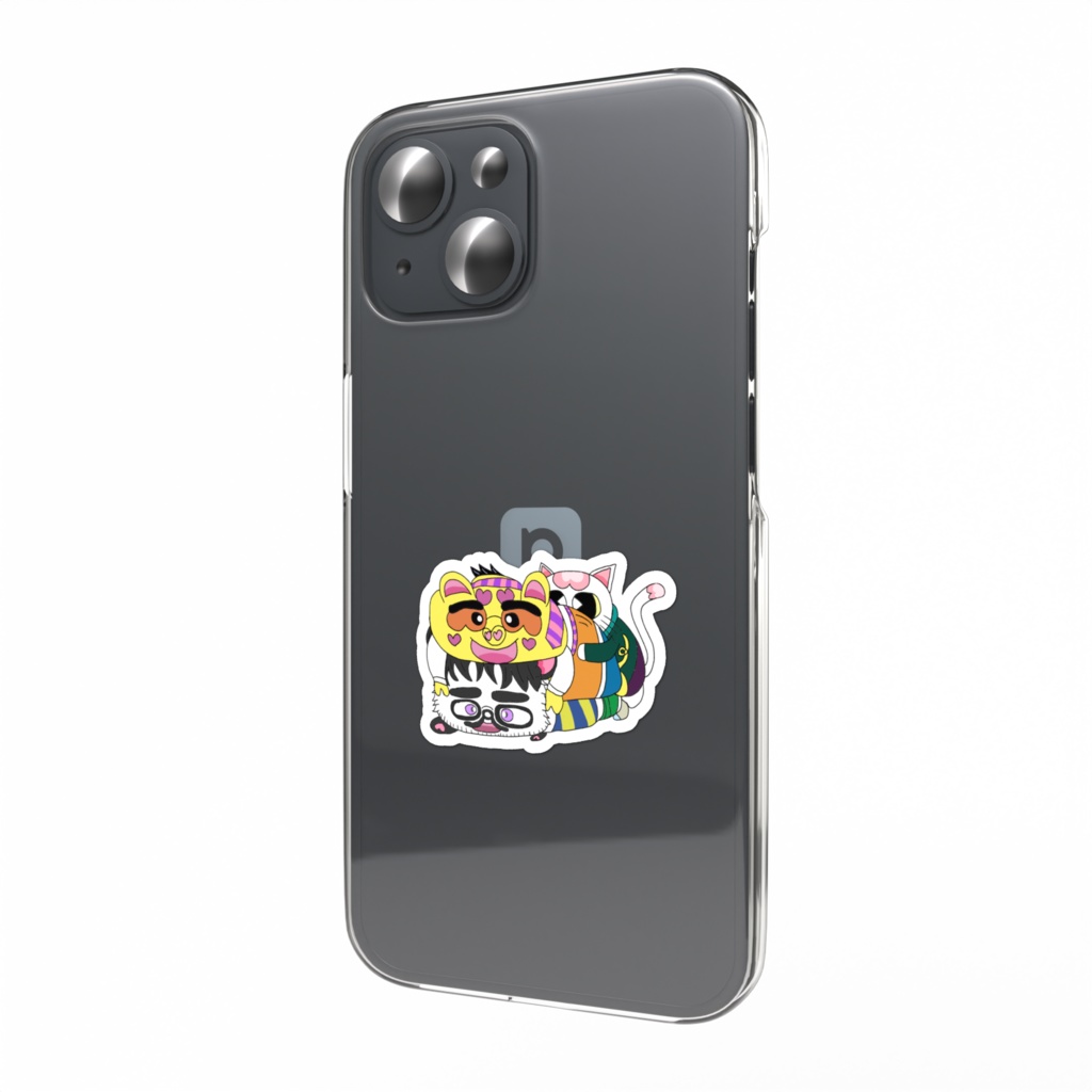 ぶひぶひなおやんぷにねこプリンスマホステッカー