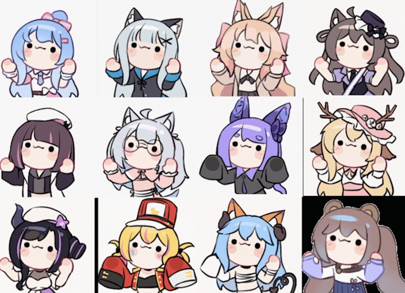 【GIF模板】舔舔prpr