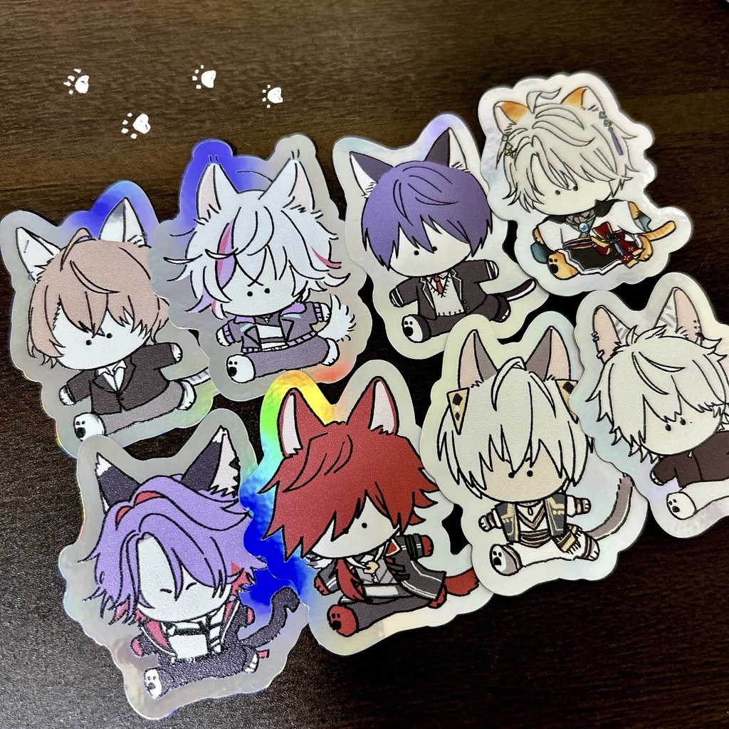 【にじそ】たったかステッカー けいびぶたい