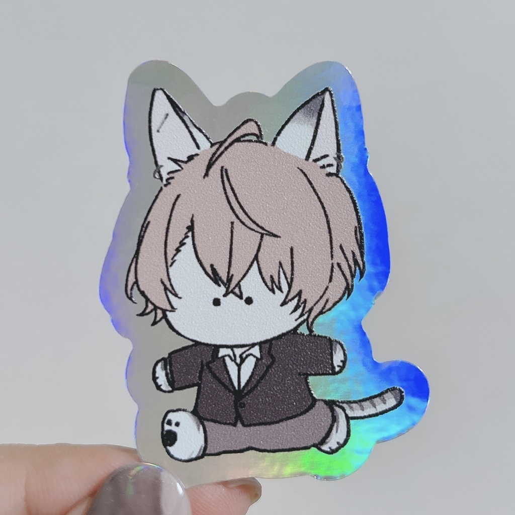 【にじそ】たったかステッカー しゃちょう