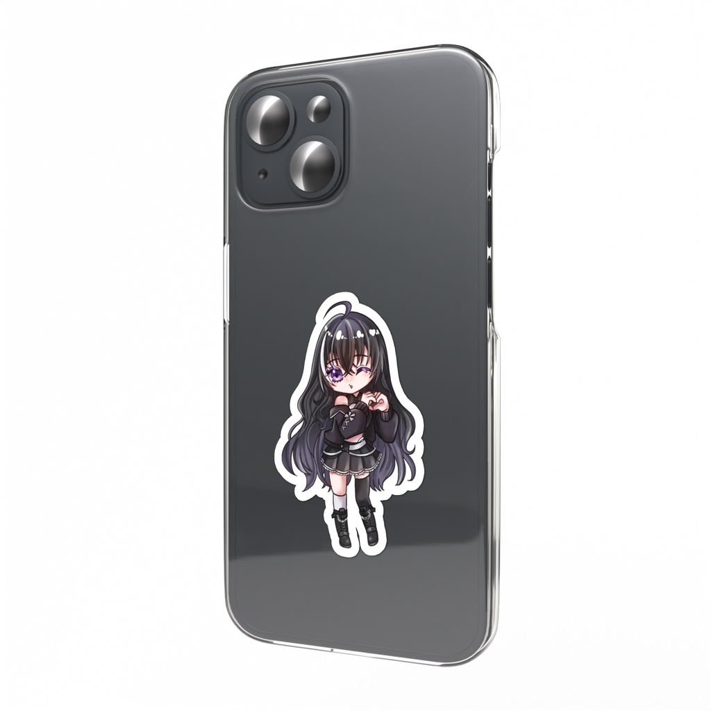 黒ちびしえるステッカー
