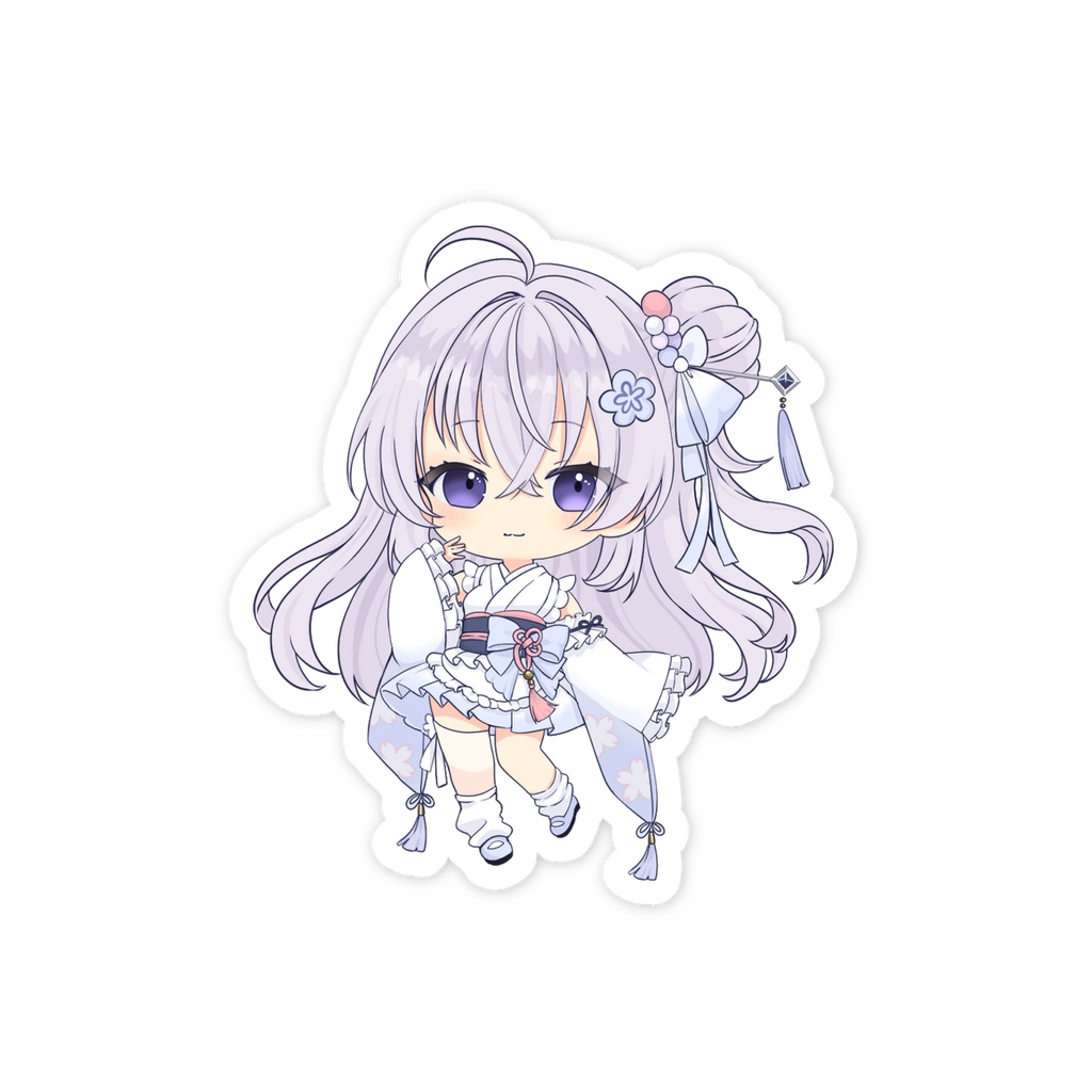和メイドしえるステッカー