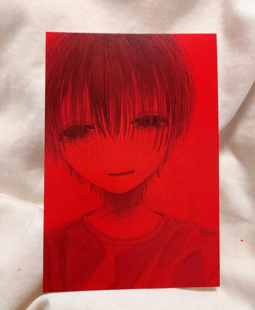 ポストカード 〔赤〕