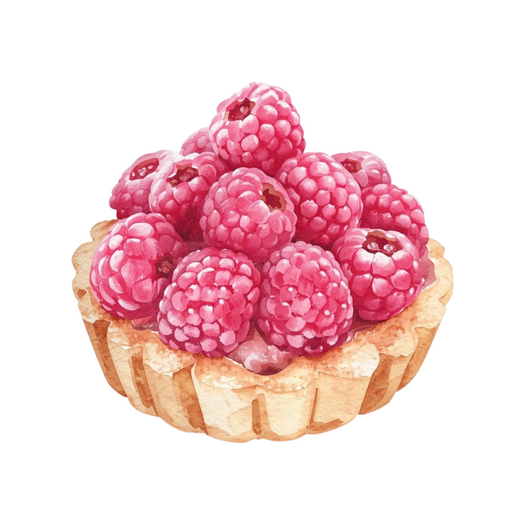 アンティークピンクのカフェ素材10点セット|水彩画風クリップアート|PNG