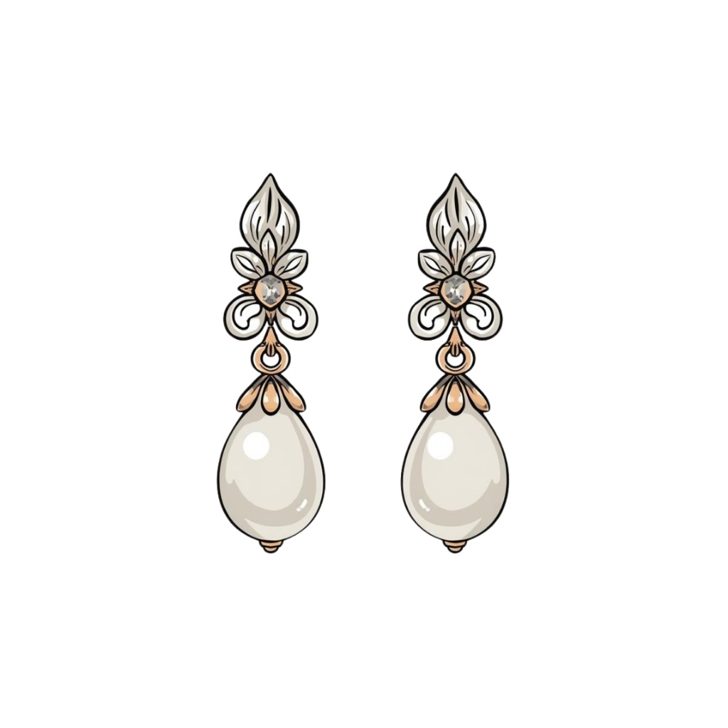 パールアクセ素材12種【イヤリング&ピアス素材1】