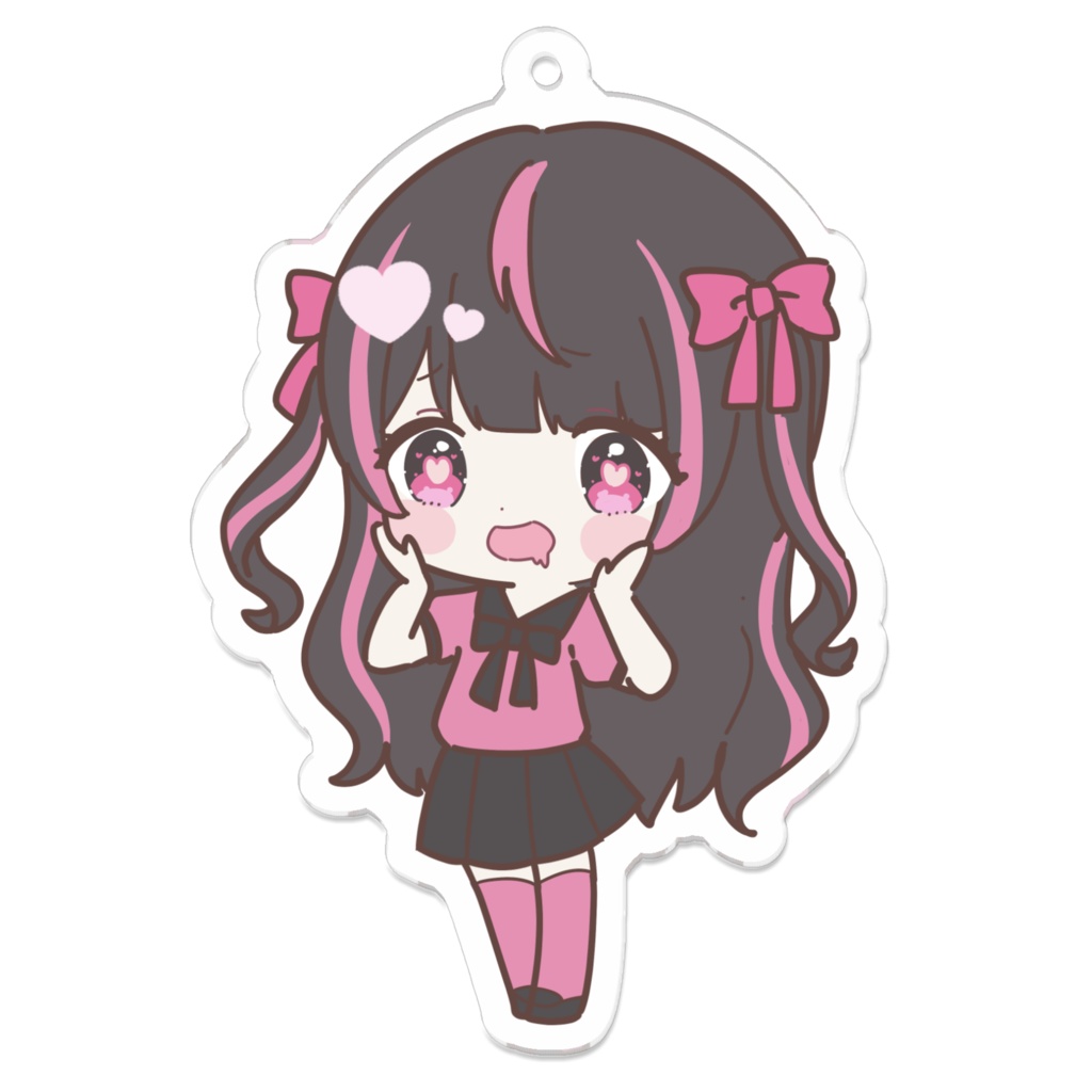 おでかけヤンヘラちゃんアクキー♥だいしゅきバージョン